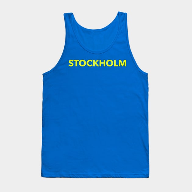STOCKHOLM Tank Top by mivpiv